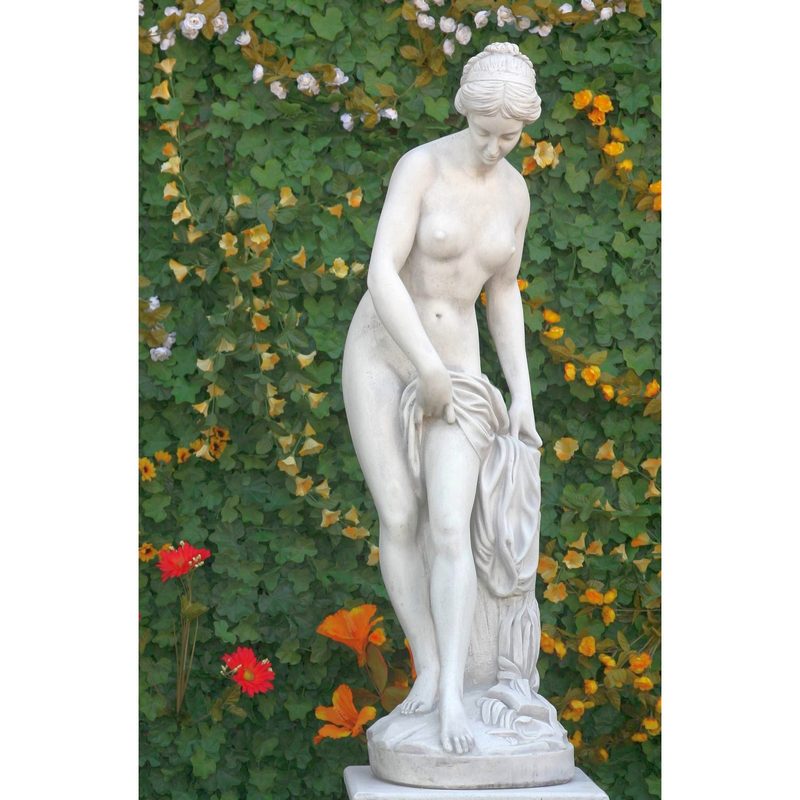 Statue Falconet Gartenfigur Betonguss