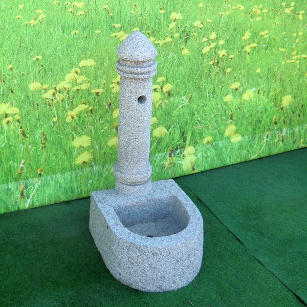 Gartenbrunnen Adler Brunnen mit Stock