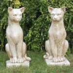 Katzen-Figuren Luzifer (Paar) Wetterfest
