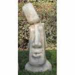 Moai Statue ''Mama'' Garten-skulpturen