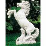 Tierfigur Pferd Skulptur auf Hinterbeinen