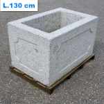 Brunnentrog Granittrog L.130 cm Granit