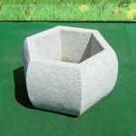 Blumentopf-granit  sechseckig Soraya