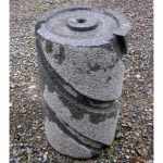 Teichsäule Spirale Wasserspiel-Granit