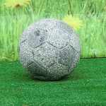Fussball Granitkugel Garten dekor