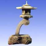 Japanlampe Rankei Japangarten Granit
