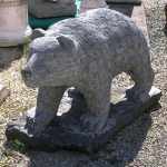 Bär Basalt Leo Skulptur kaufen Garten
