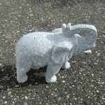 Elefant für garten granit