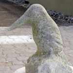 Eisvogel Icy Gartenfiguren Stein