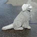 Hund Nino Gartenfigur Steinfigur