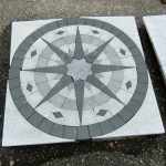Kompass Stern 120 x 120 x 3 cm