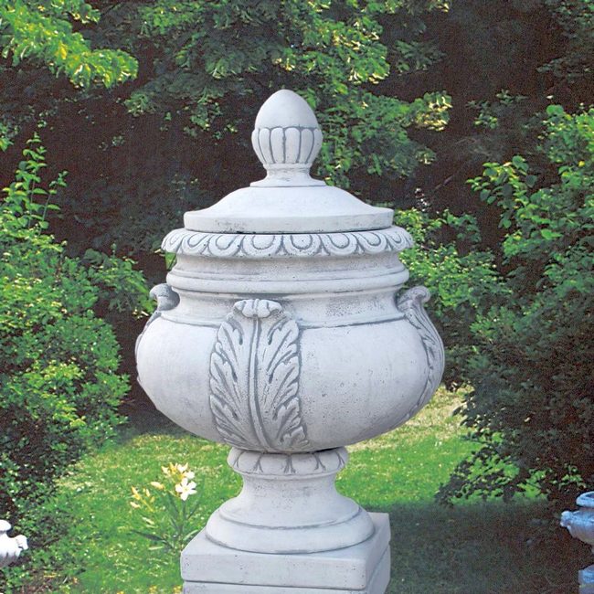 Amphore mit Deckel Blumentopf Gross Amphore mit Deckel Blumentopf Gross