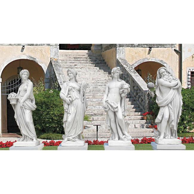 Gartenfiguren vier Jahreszeiten