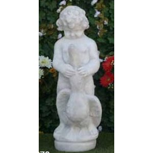 Gartenfigur Putte mit Wasserauslauf Gartenfigur Putte mit Wasserauslauf
