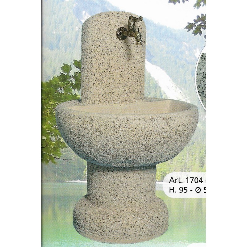 Trinkbrunnen Amelia tief Gartenbrunnen