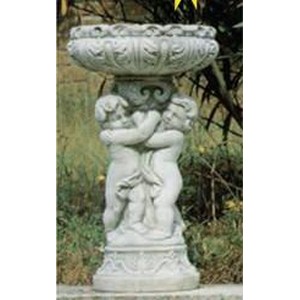 Knabenfigur mit Blumenschale kaufen Knabenfigur mit Blumenschale kaufen