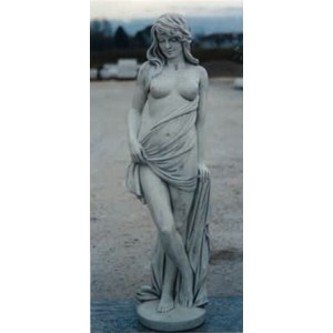 Gartenfigur Venus mit Umhang Gross