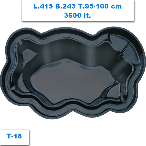 Garten-Teichbecken | Teichschale GFK