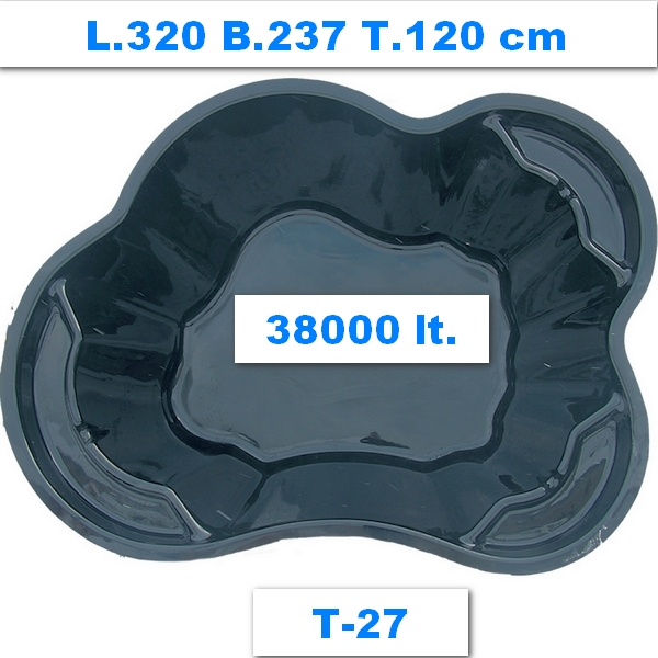 Teichbecken kaufen gfk Comersee GFK