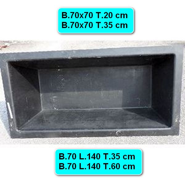 Teichbecken Wasserfall B.70 L.140 + 280 cm