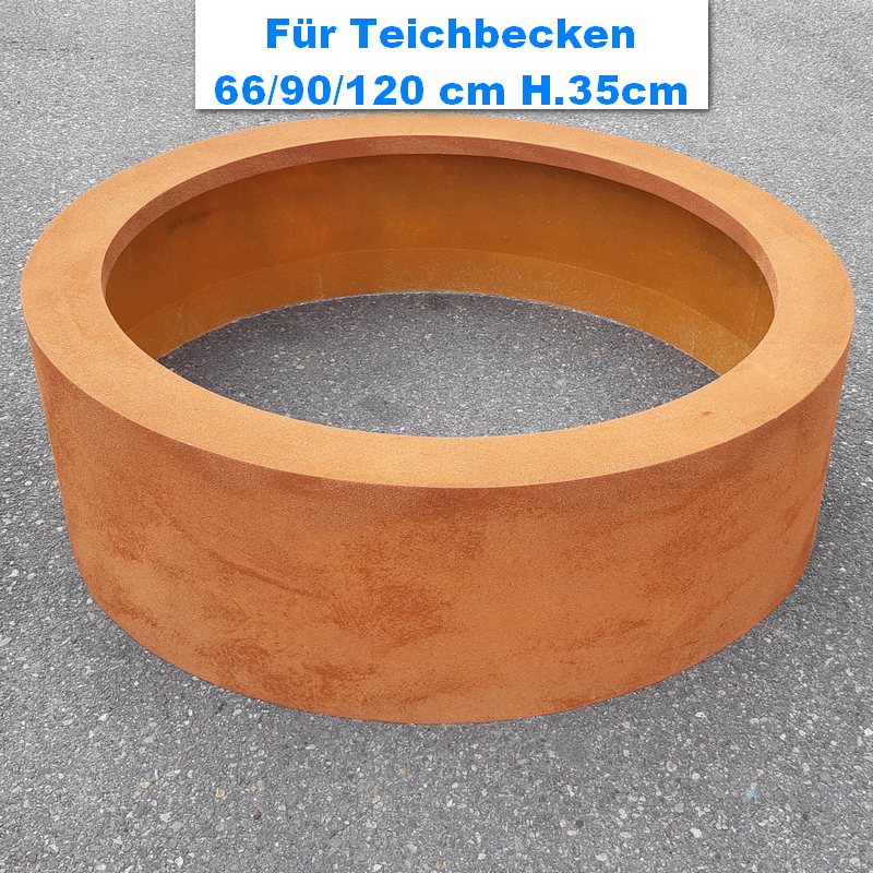 Wannen-Rahmen rostig carbon Springbrunnen