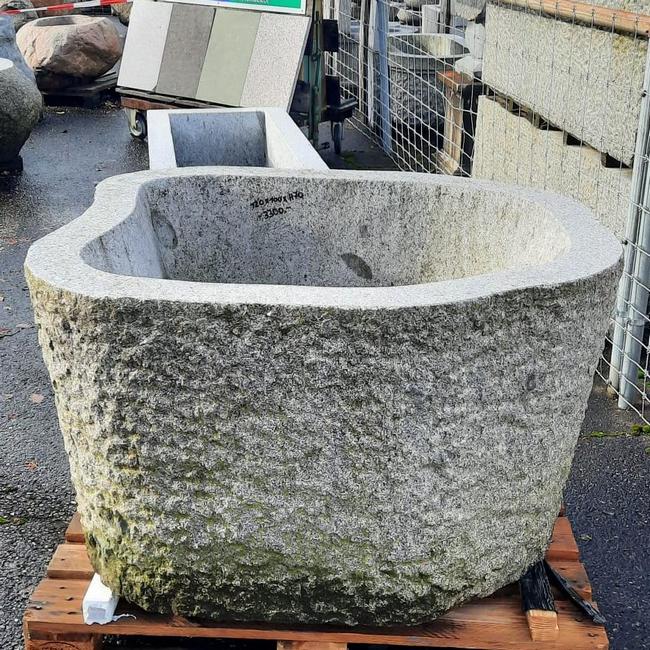 Natursteintrog Findling Naturform