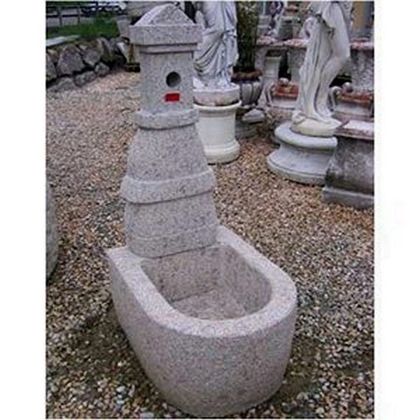 Gartenbrunnen Naturstein mit Stock kaufen