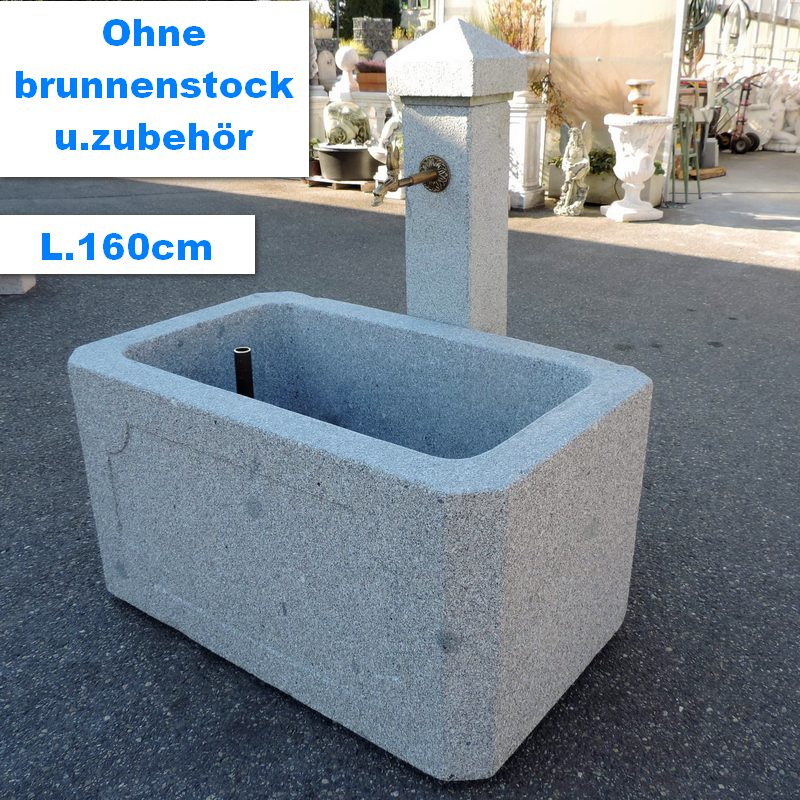 Brunnentrog Nadine L.160 cm Gartenbrunnen