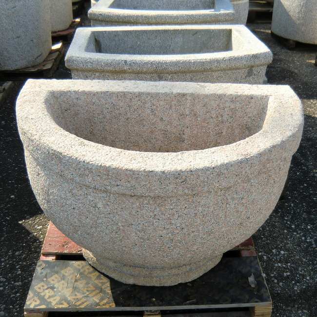 Brunnentrog halbrund Hauswand kaufen