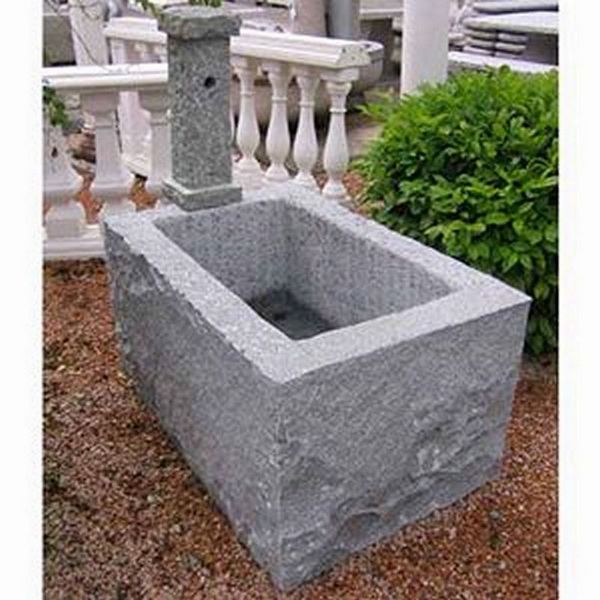 Gartenbrunnen rustikal  Natursteinbrunnen