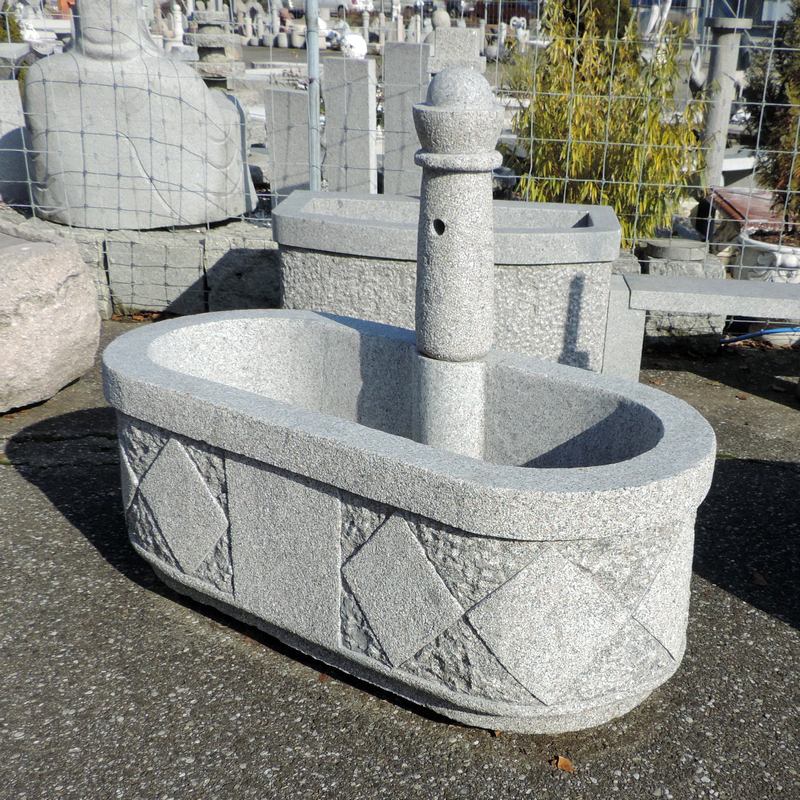 Gartenbrunnen-Granit Säntis gross