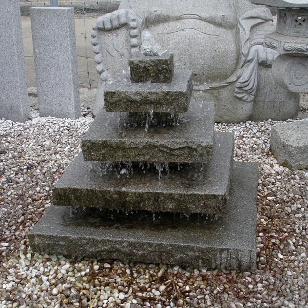 Vierstufiger Wasserfall  Wasserspiele