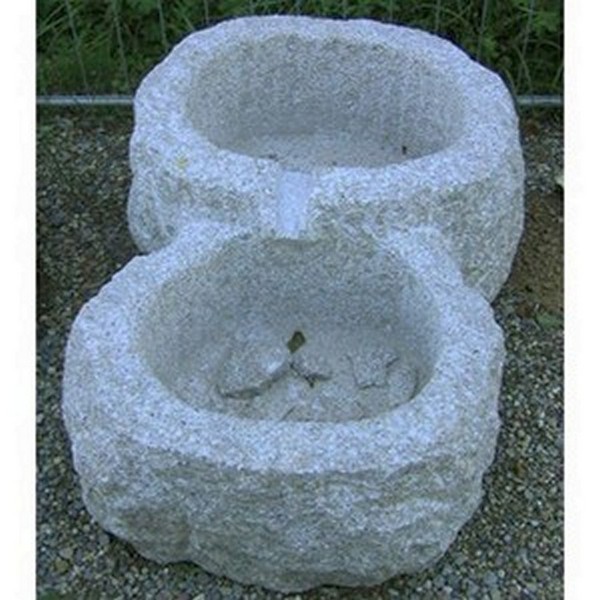 Zierbrunnen rustikal Acht Granit