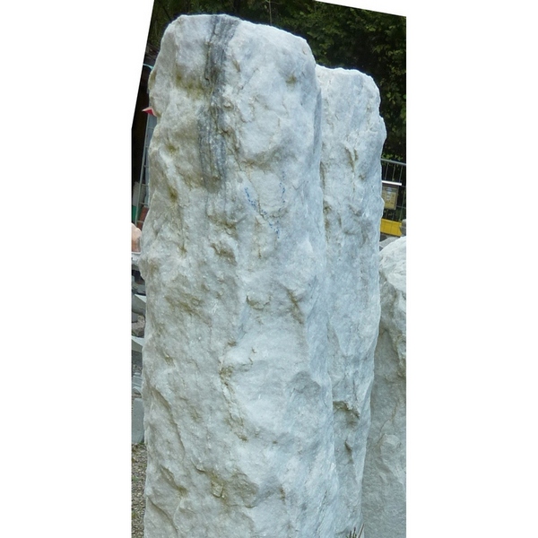 Säule-Marmor mit Loch Majestic weiss