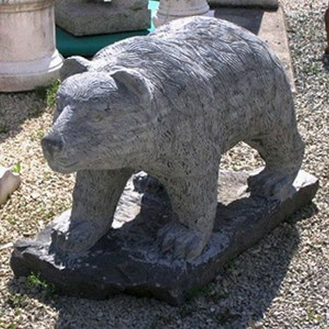Bär Basalt Leo Skulptur kaufen Garten