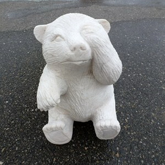 Bär weiss Guggus Skulptur kaufen Deco Bär weiss Guggus Skulptur kaufen Deco