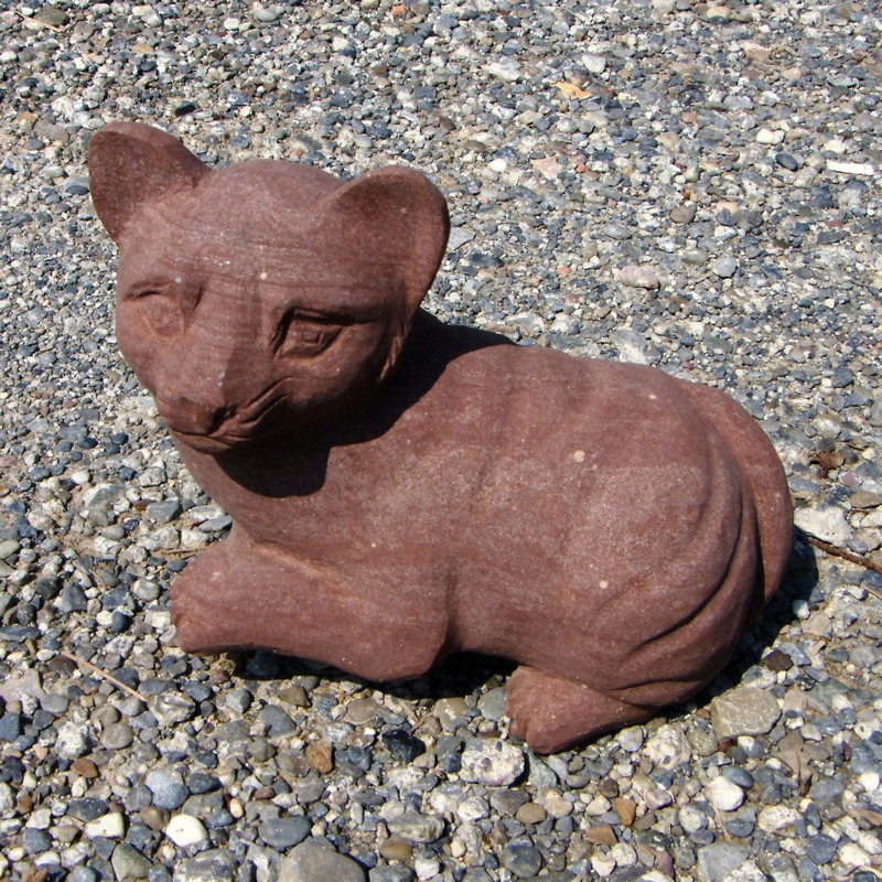 Katze Magdalena Tierfiguren Garten