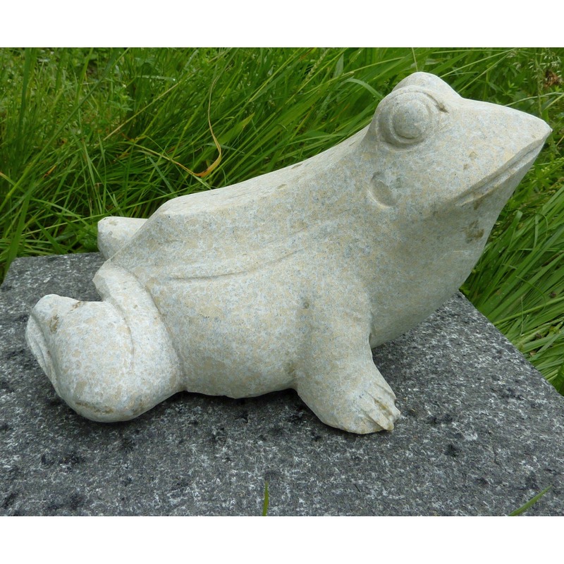 Frosch Luigi Gartenteich-Figuren