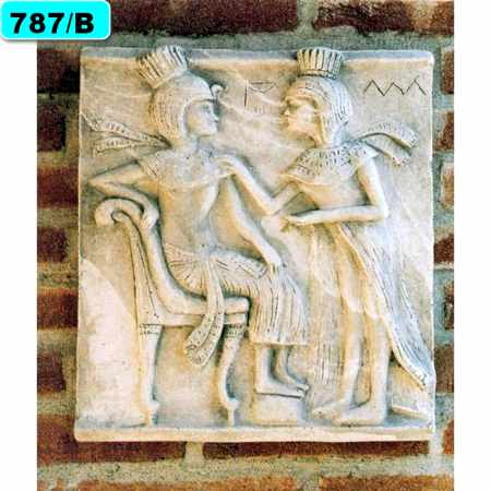 Wandrelief ägyptische Figuren kaufen