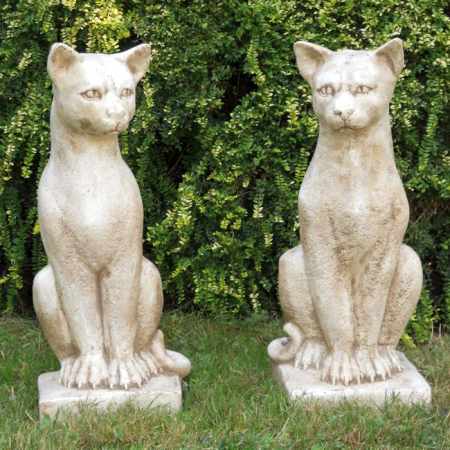 Katzen-Figuren Luzifer (Paar) Wetterfest