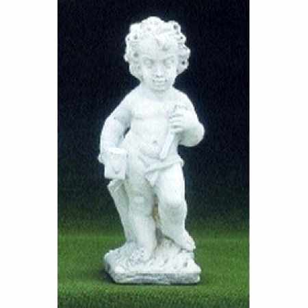 Gartenfigur / Putte Maurer