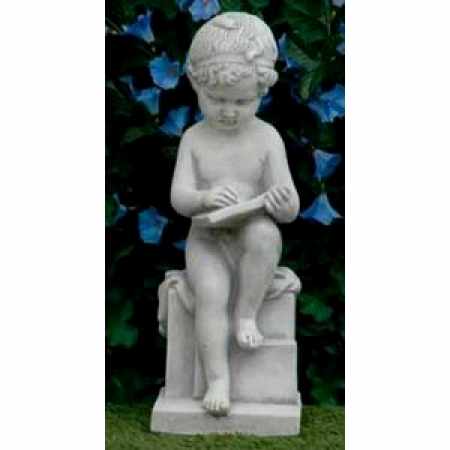 Gartenfigur Schülerin am Lesen kaufen