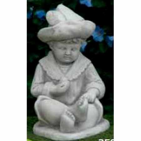 Gartenfigur Knabe Tommy Betonguss