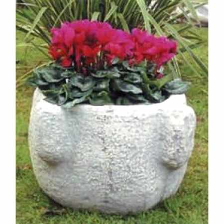 Blumentopf in Mörserform  antiken Henkeln