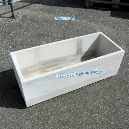 Blumenkasten glatt 83