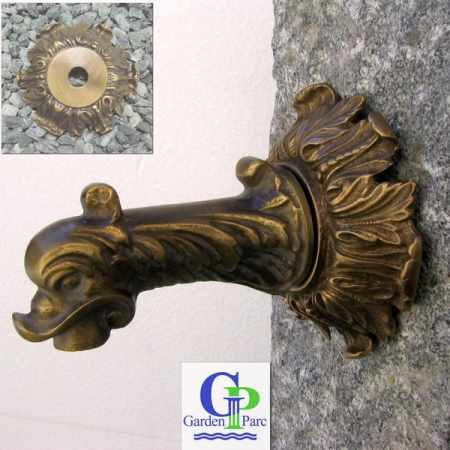  Rosette Antik ohne Auslauf  Wasserhahnen