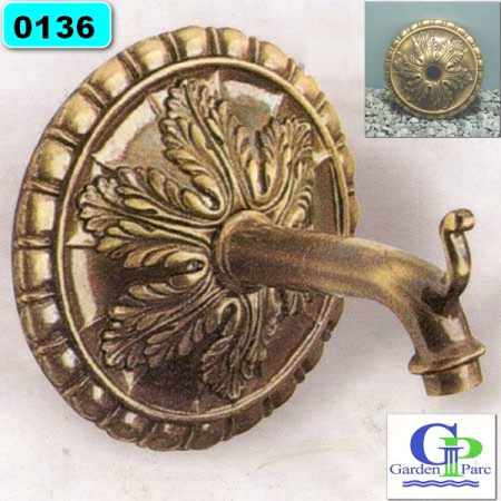 Wandrostte Wasserhahnen Blumen-Rosette