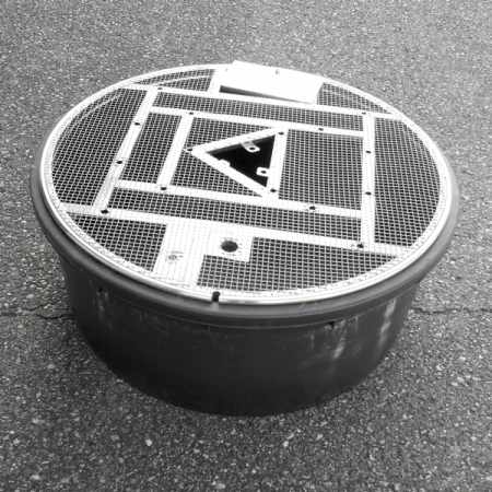 Gitterrost Ø 90 cm für Teichbecken kaufen