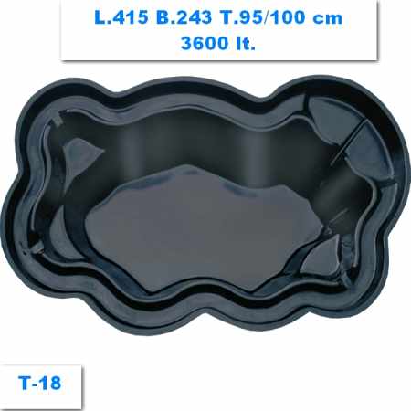 Garten-Teichbecken | Teichschale GFK