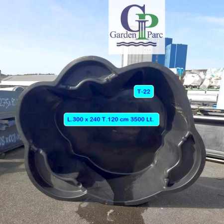 Teichwanne kaufen Teichschale 1.2.mt. Tief